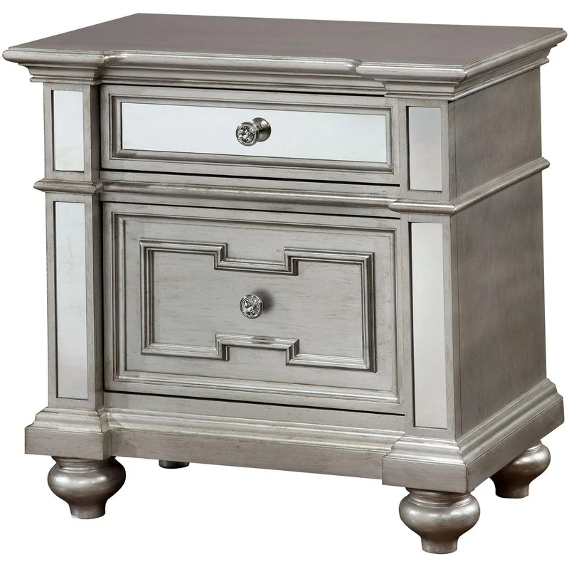 Furniture of America Salamanca 2-Drawer Nightstand CM7673N