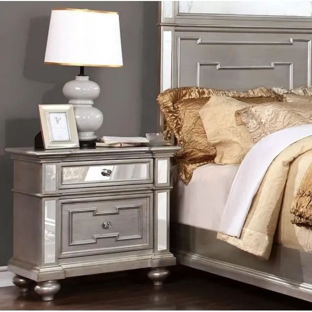 Furniture of America Salamanca 2-Drawer Nightstand CM7673N