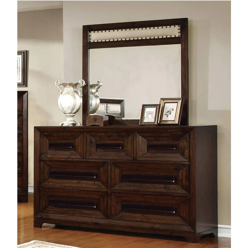 Furniture of America Orlaith Dresser Mirror CM7697M