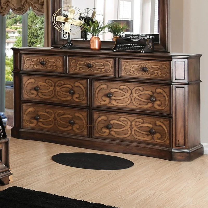 Furniture of America Emmaline 7-Drawer Dresser CM7831D