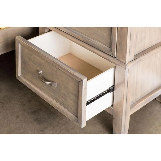 Furniture of America Loxley 2-Drawer Nightstand CM7351N