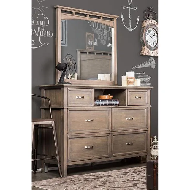 Furniture of America Loxley Dresser Mirror CM7351M