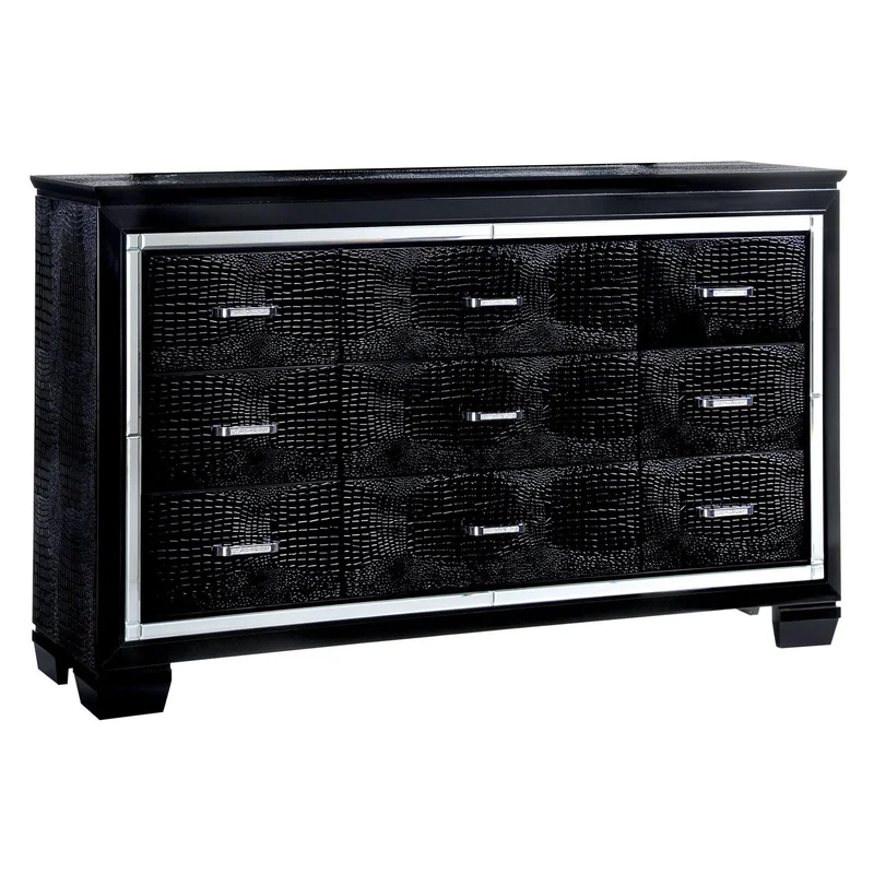 Furniture of America Bellanova 9-Drawer Dresser CM7979BK-D