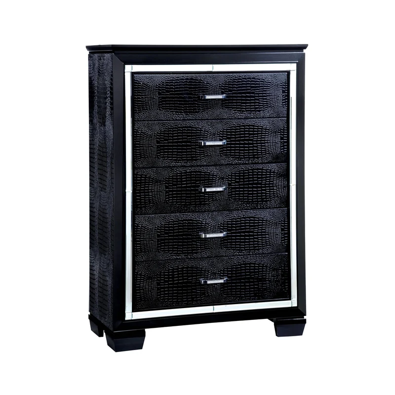 Furniture of America Bellanova 4-Drawer Chest CM7979BK-C