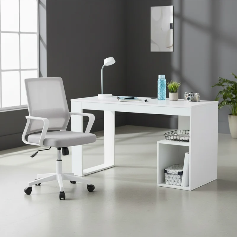 Combo para Oficina Zafra, Incluye Escritorio y Silla de Escritorio