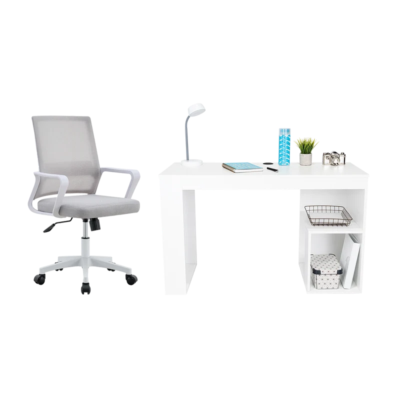 Combo para Oficina Zafra, Incluye Escritorio y Silla de Escritorio