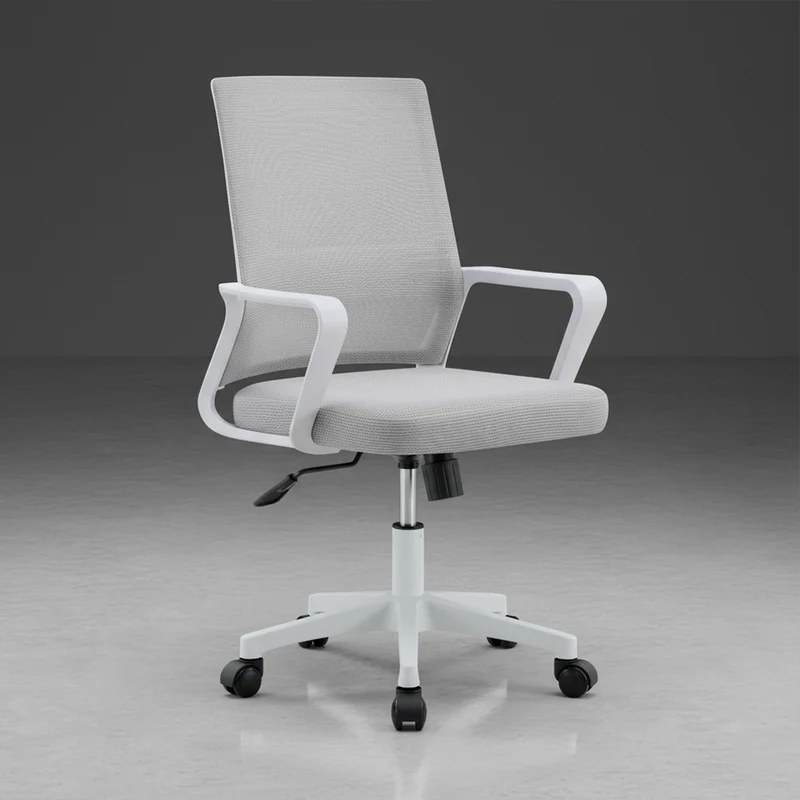 Silla de Escritorio Regal, Gris, Ergonómica con Reposabrazos