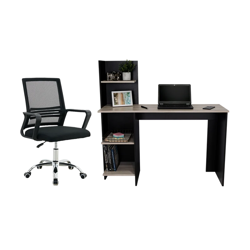 Combo para Oficina Kaelis, Incluye Escritorio y Silla de Escritorio