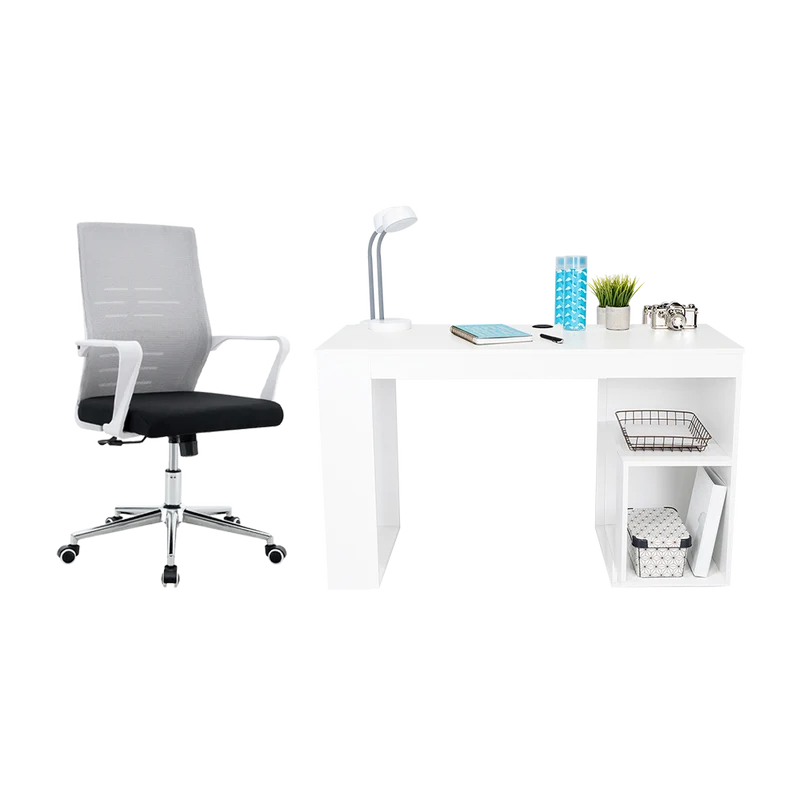 Combo para Oficina Kety, Incluye Escritorio y Silla de Escritorio