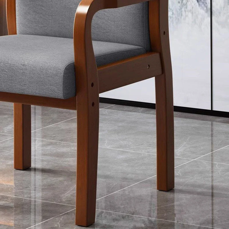 Modern Luxury Rectangular Plywood Rubberwood Fabric PU Leather Chair Backrest Armrest For Living Room