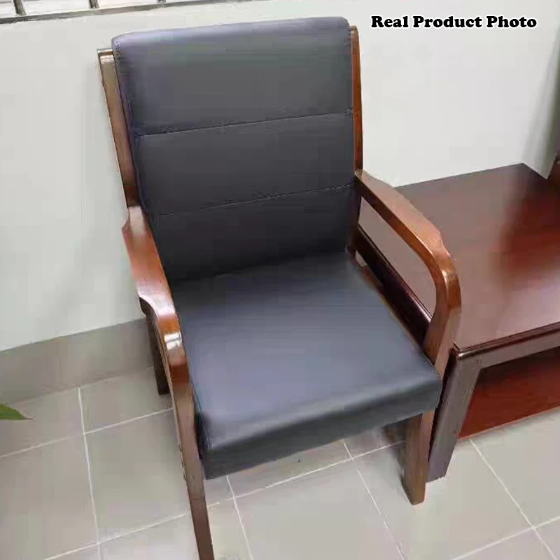 Modern Luxury Rectangular Plywood Rubberwood Fabric PU Leather Chair Backrest Armrest For Living Room