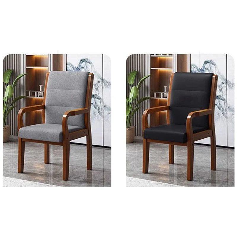 Modern Luxury Rectangular Plywood Rubberwood Fabric PU Leather Chair Backrest Armrest For Living Room