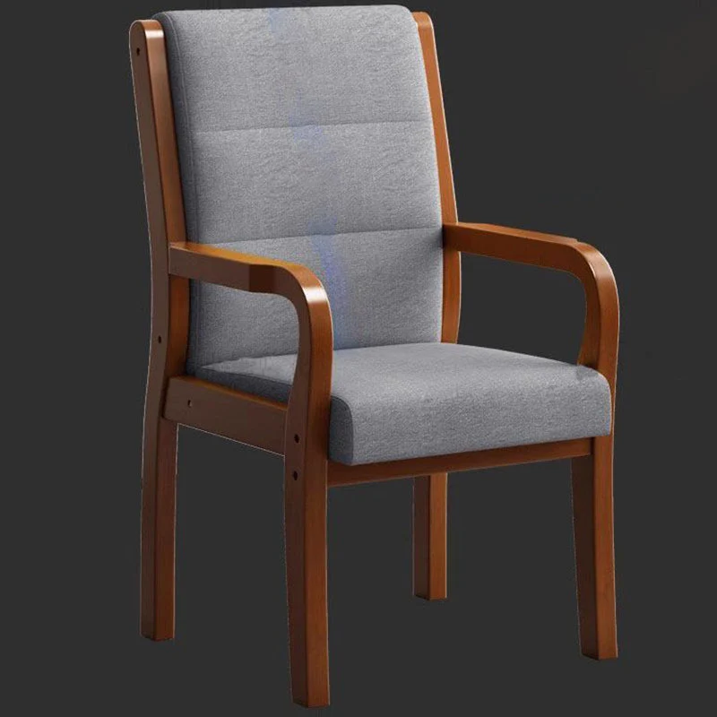 Modern Luxury Rectangular Plywood Rubberwood Fabric PU Leather Chair Backrest Armrest For Living Room