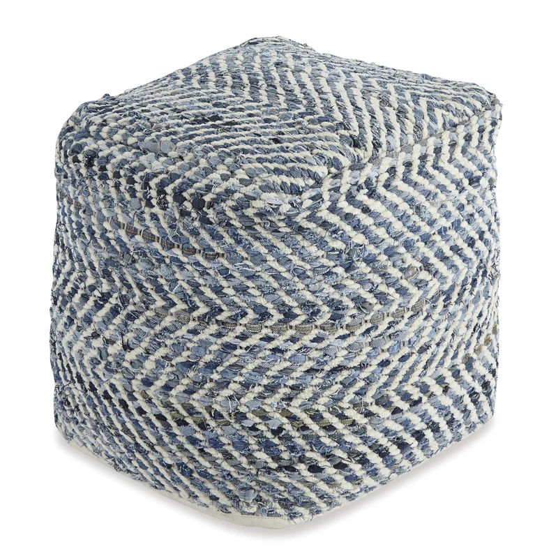 Signature Design by Ashley Chevron A1000445 Pouf