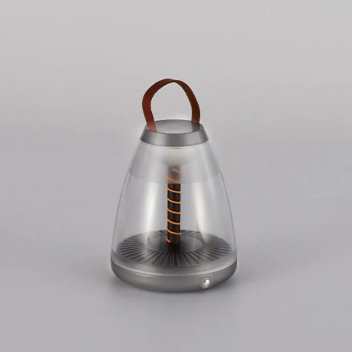 Contemporary Scandinavian Rechargeable ABS Acrylic Portable Cylinder LED Table Lamp Night Light For Bedroom