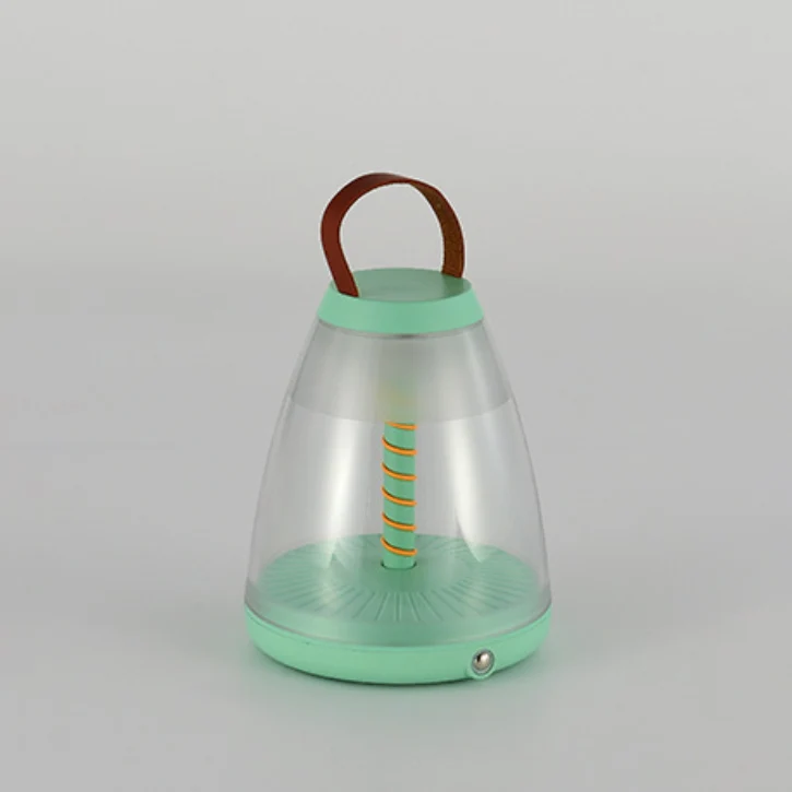 Contemporary Scandinavian Rechargeable ABS Acrylic Portable Cylinder LED Table Lamp Night Light For Bedroom