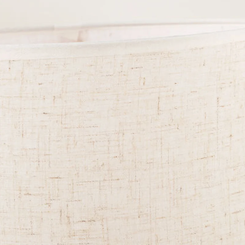 Modern Minimalist Round Tripod Wooden Base Fabric Shade 1-Light Table Lamp For Living Room