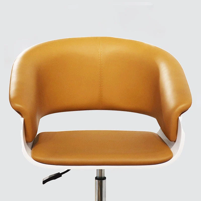 Modern Minimalist Square Faux Leather Microfiber Leather Top Grain Leather Contact Surface Liftable Desk Chair Backrest Armrest For Home Office