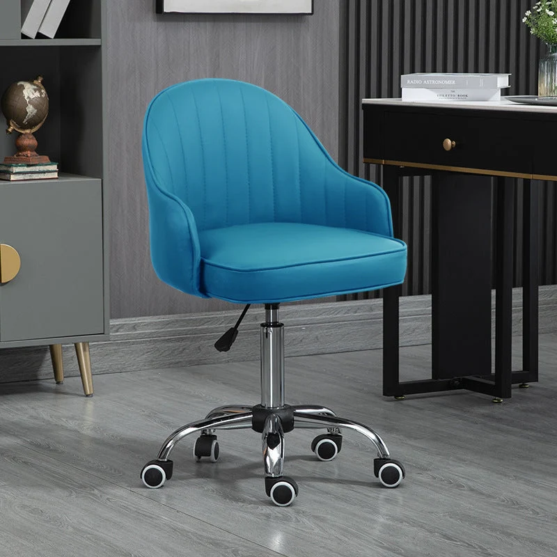 Modern Simplicity Faux Leather Sponge Stainless Steel SGS Desk Chair Backrest Movable For Home Office