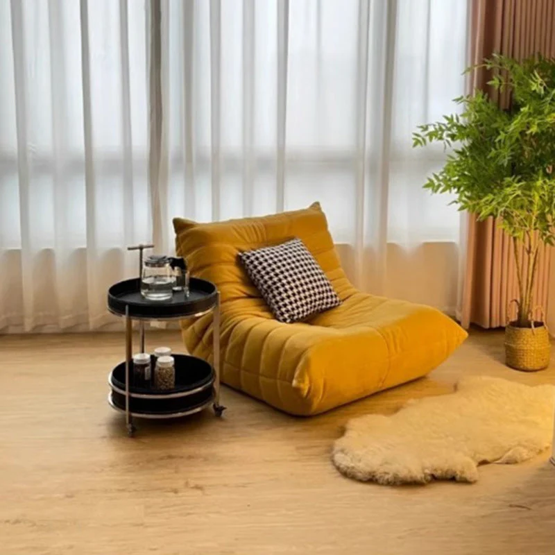 Modern Minimalist Round Saddle-Style Faux Leather Stainless Steel End Table 2-Tier For Living Room