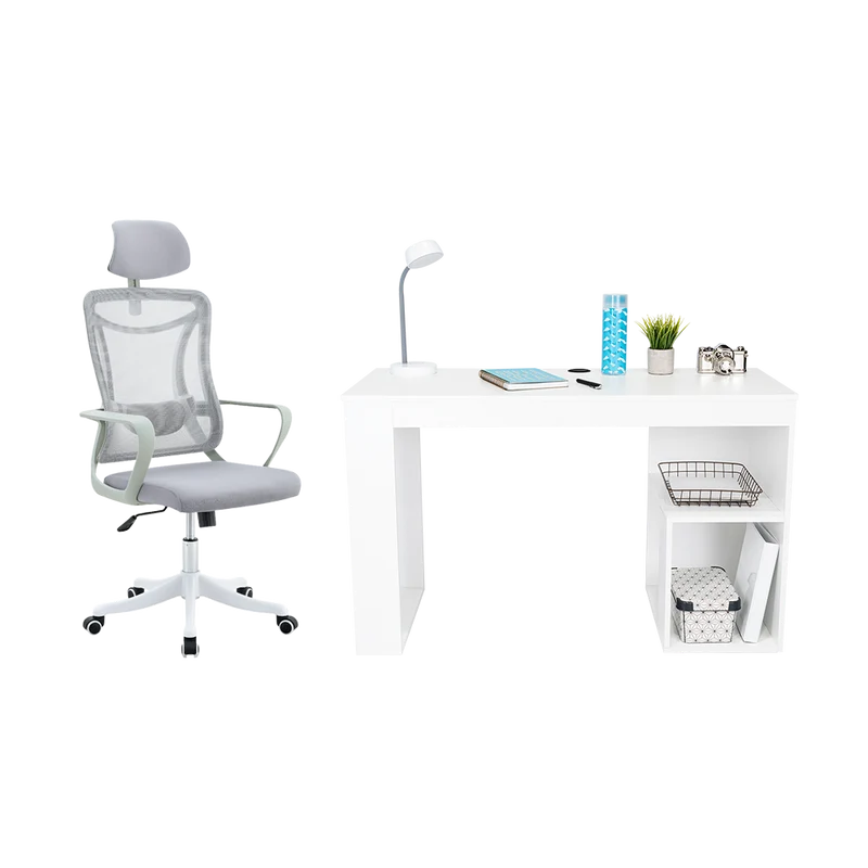 Combo para Oficina Confort, Incluye Escritorio y Silla de Escritorio