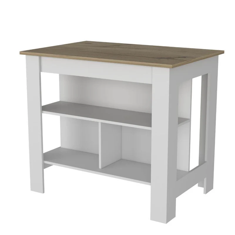 Combo de Cocina Ébano, Incluye Barra de Cocina y Dos Silla para Barra
