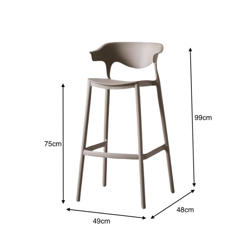 Combo de Cocina Ébano, Incluye Barra de Cocina y Dos Silla para Barra