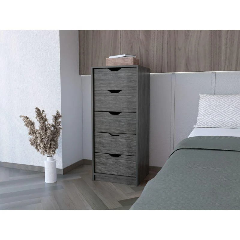 Organizador Brasilia, Gris, con Cinco Cajones Multiusos Deslizables ZF