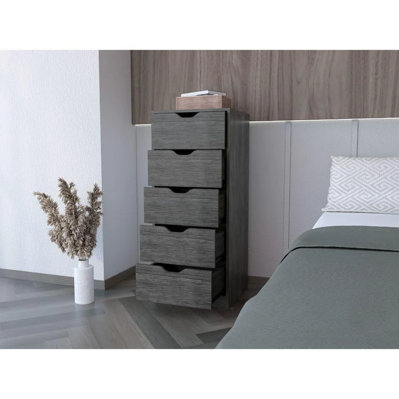 Organizador Brasilia, Gris, con Cinco Cajones Multiusos Deslizables ZF