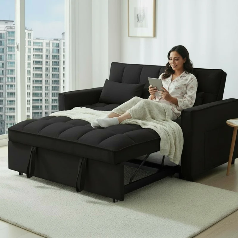 Sofá Cama 2 Puestos Negrotela Aeidi