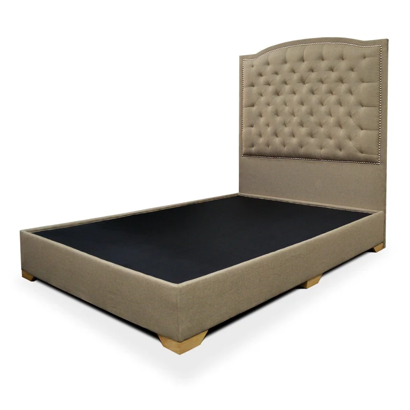Cama Lawrence Tela Camel 120 cm
