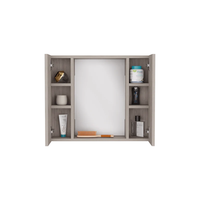 Estantería de Baño Kova, Humo, con Cuatro Entrepaños