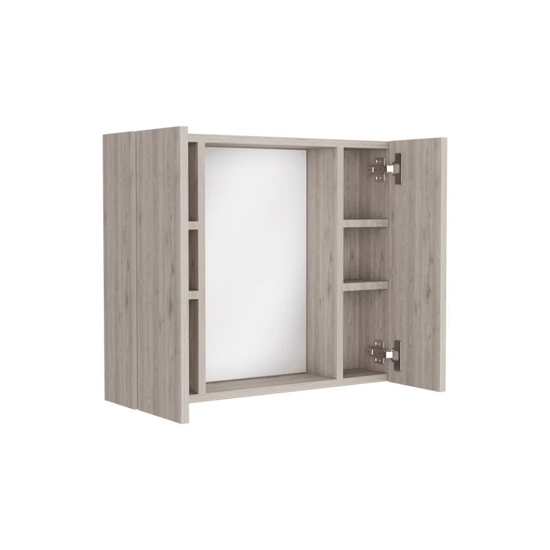 Estantería de Baño Kova, Humo, con Cuatro Entrepaños