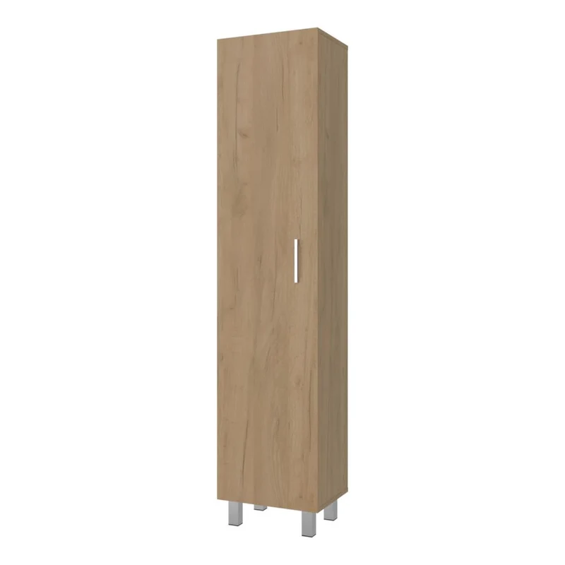 Mueble de Aseo Vinto, Fresno Europeo, con Colgador de Escobas ZF