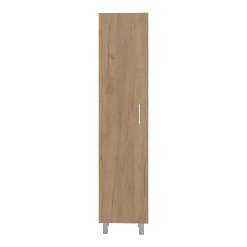 Mueble de Aseo Vinto, Fresno Europeo, con Colgador de Escobas ZF