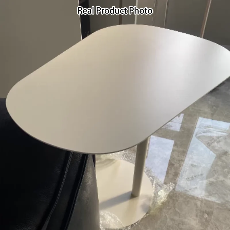 Modern Minimalist Geometric Round Iron Carbon Steel End Table For Living Room