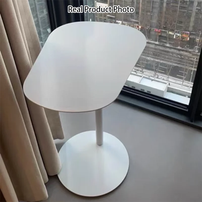 Modern Minimalist Geometric Round Iron Carbon Steel End Table For Living Room