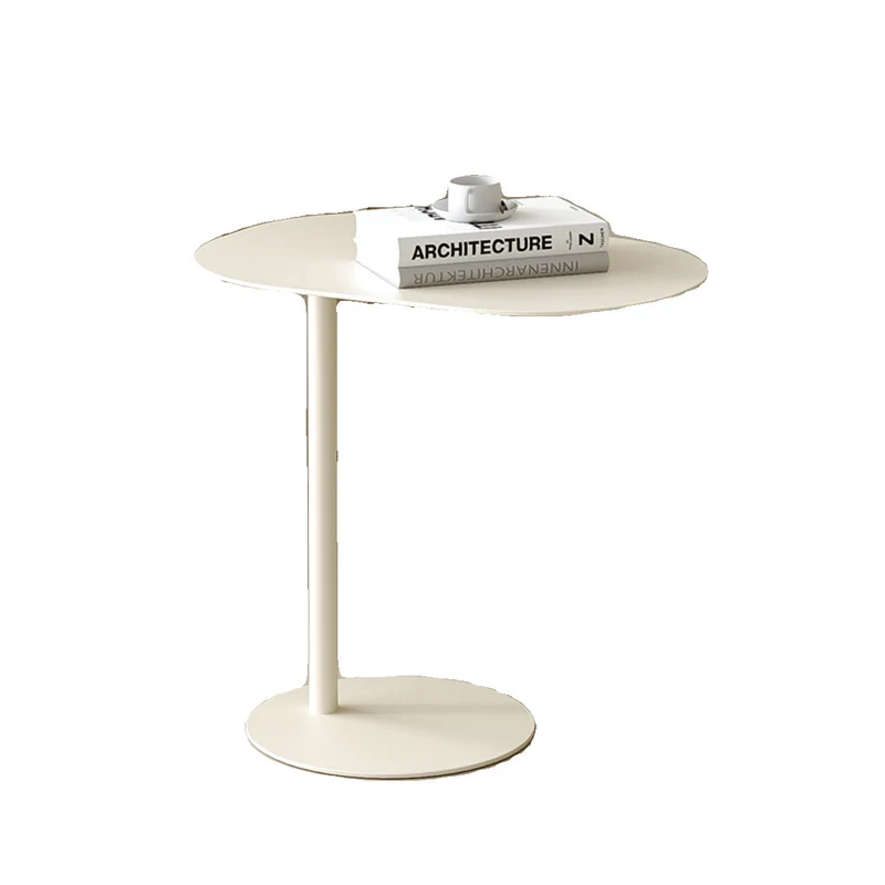 Modern Minimalist Geometric Round Iron Carbon Steel End Table For Living Room