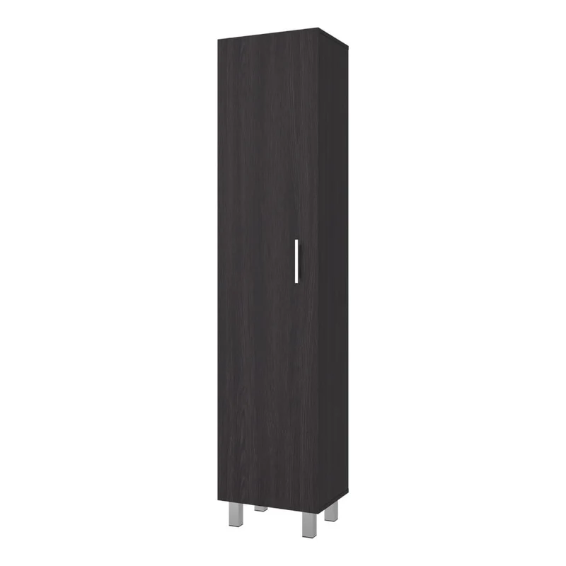 Mueble de Aseo Vinto, Wengue, con Colgador de Escobas ZF