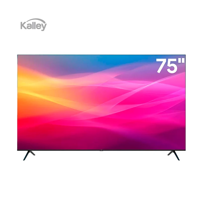 Televisor Kalley 75 Pulgadas QLED 4K-UHD Smart TV Google 75GQ415