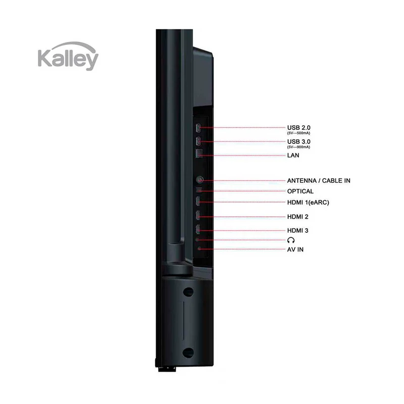 Televisor Kalley 75 Pulgadas QLED 4K-UHD Smart TV Google 75GQ415