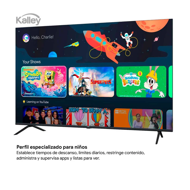 Televisor Kalley 65 Pulgadas Max LED 4K-UHD Smart TV Google 65g315