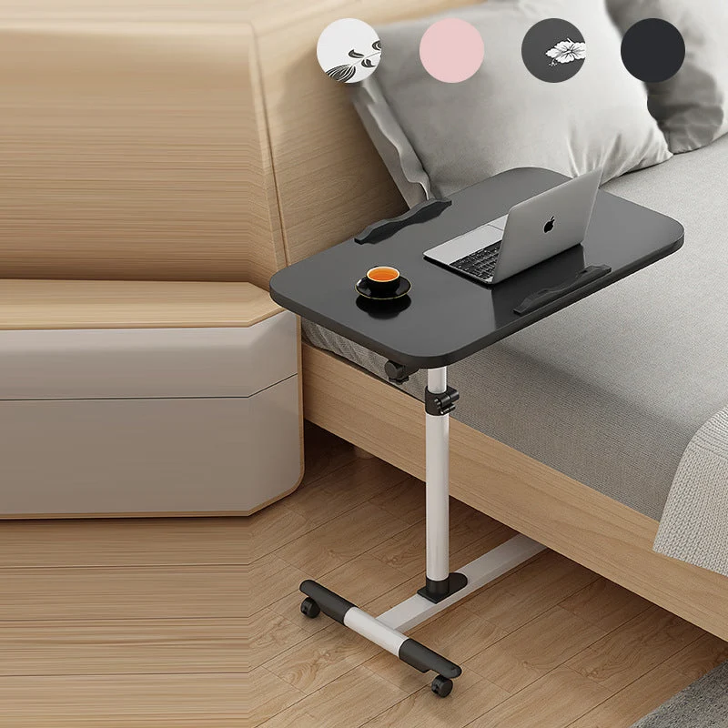 Modern Minimalist Rectangle MDF Carbon Steel Desk Liftable 4-Leg For Home Office