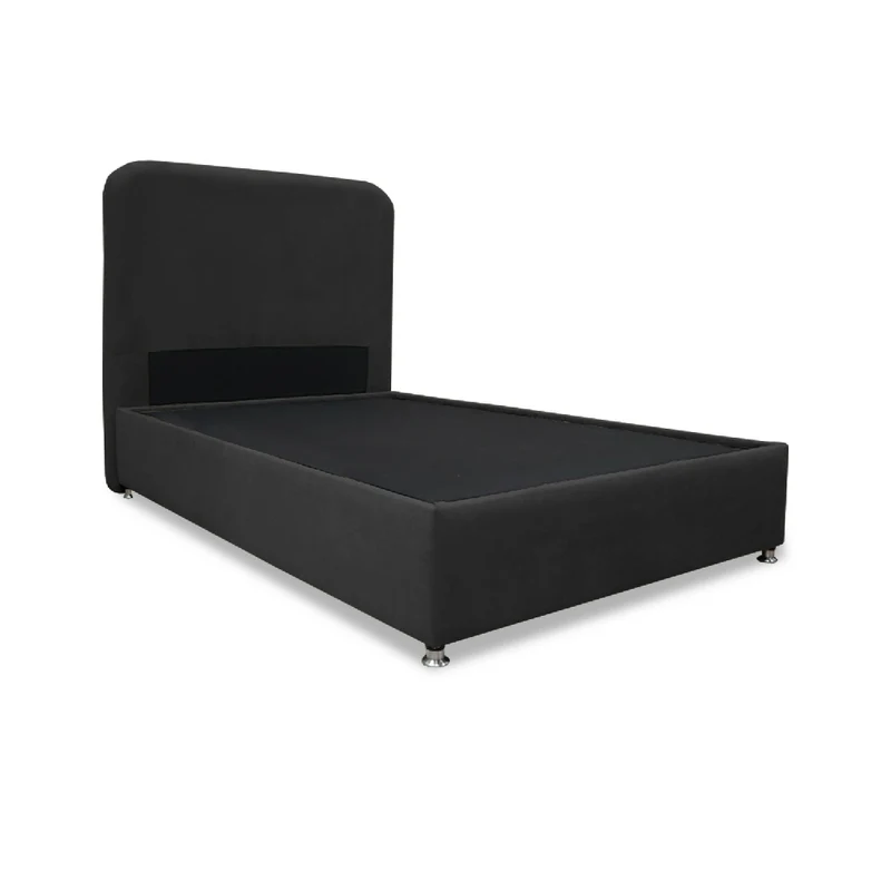 Base Cama Comfort 120 Más Espaldar Negro