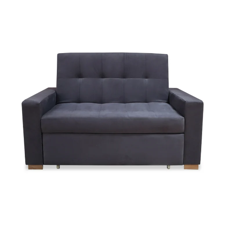 Sofá Cama Atalanta Multifuncional Carrito Gris + Cojines