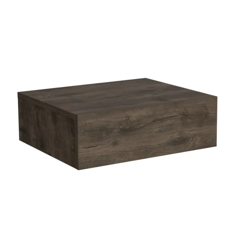 Mesa de Noche Flotante Milano, Nogal, con un Cajón ZF