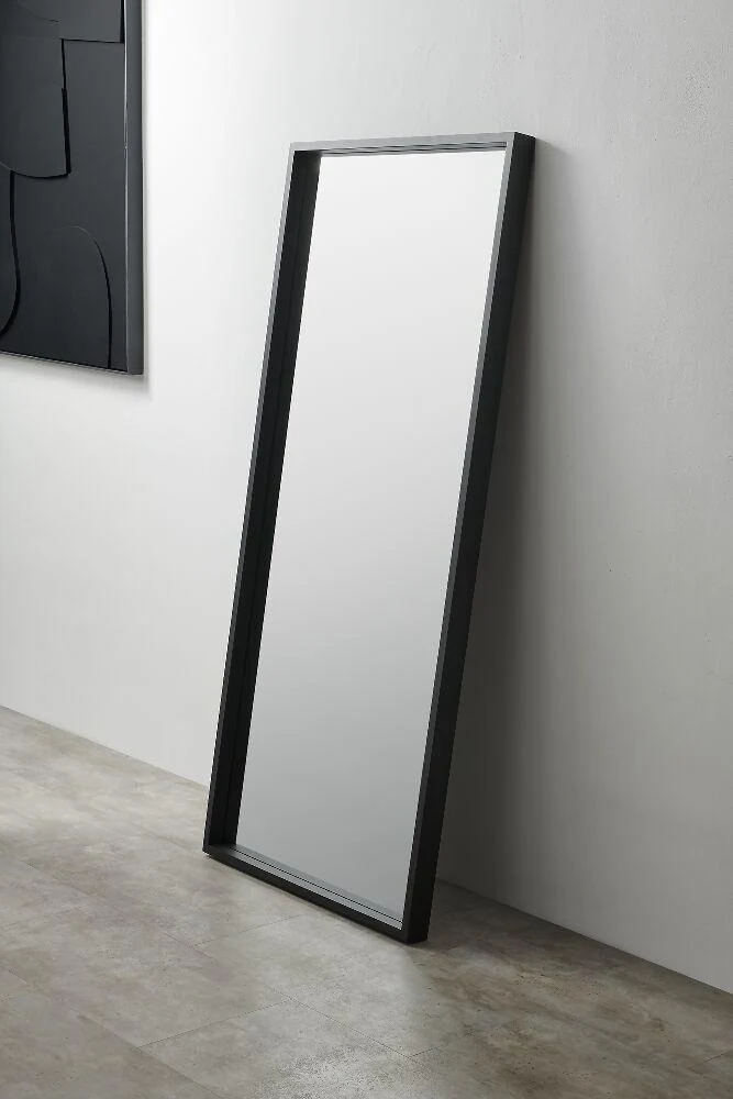 Espejo Andorra - Negro - 65 x 150 cm.