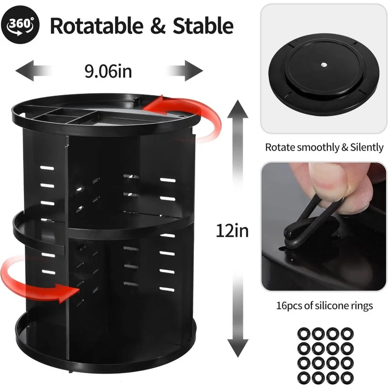 Organizador de Maquillaje Giratorio de 360 Grados Seinlife