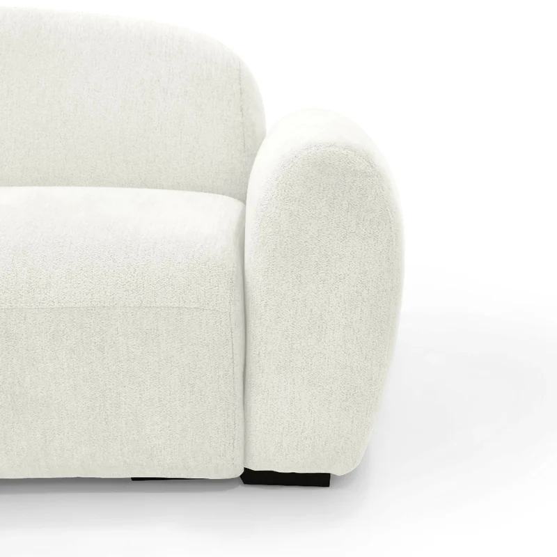 Sofa Cama Auren 240x88x85 cm Con Brazos Removibles Tela Mix