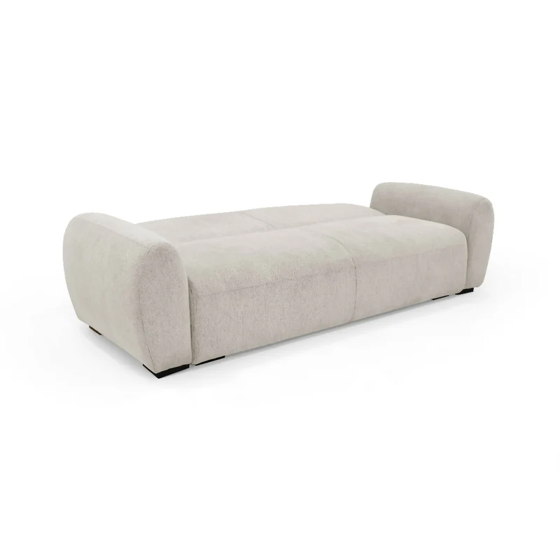 Sofa Cama Auren 240x88x85 cm Con Brazos Removibles Tela Beige